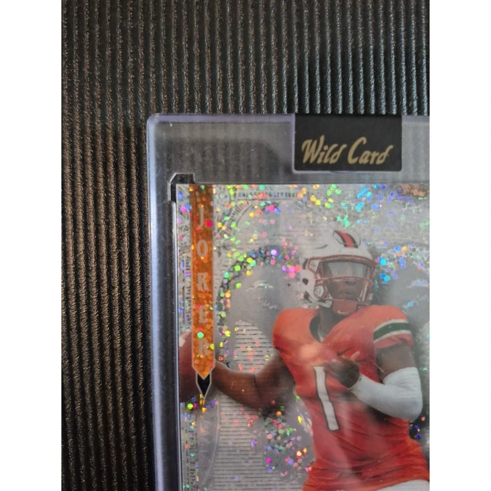 2024 Wild Card 7 Card Studs Cam Ward #P7CJ-CW PRC Joker White Sparkle 1/1 (PRC)